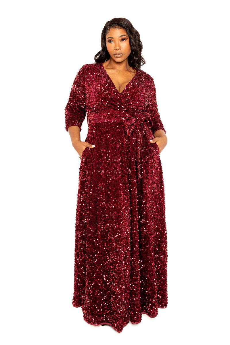 SEQUIN MAXI DRESS Thick SEQUIN MAXI DRESS Thick