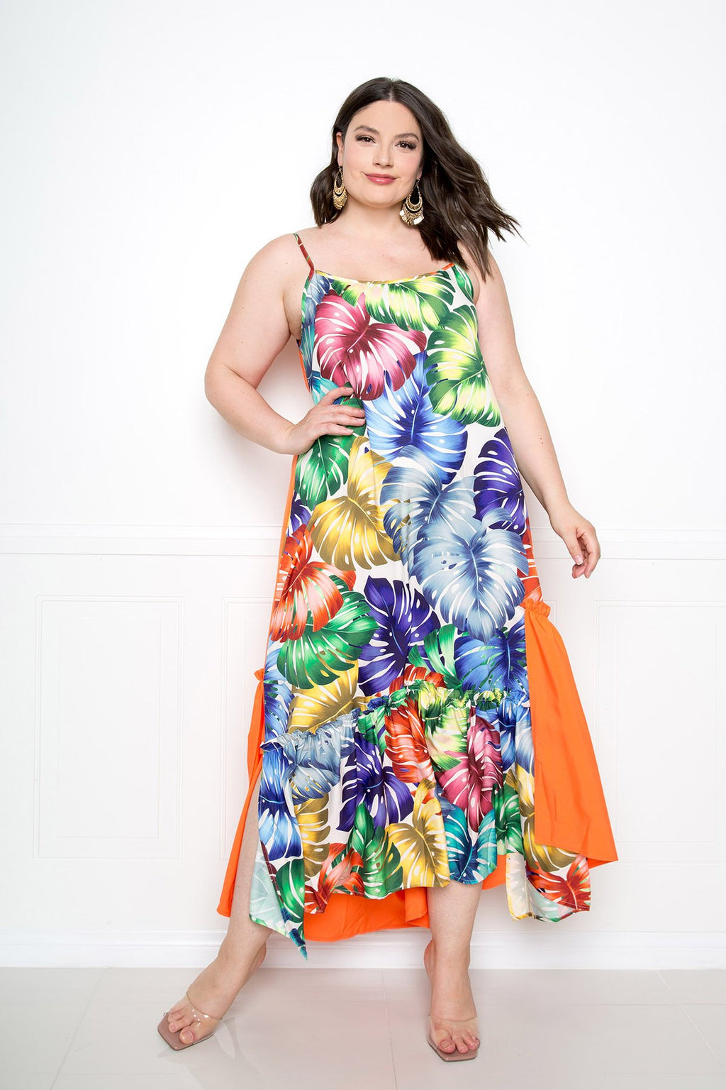 SPLICE TROPICAL DRESS