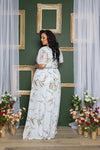 FLORAL PRINT MAXI DRESS
