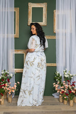 FLORAL PRINT MAXI DRESS