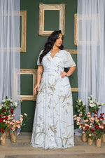 FLORAL PRINT MAXI DRESS
