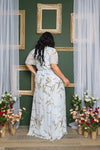 FLORAL PRINT MAXI DRESS