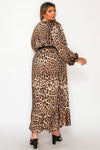 LEOPARD HIGH LOW DRESS