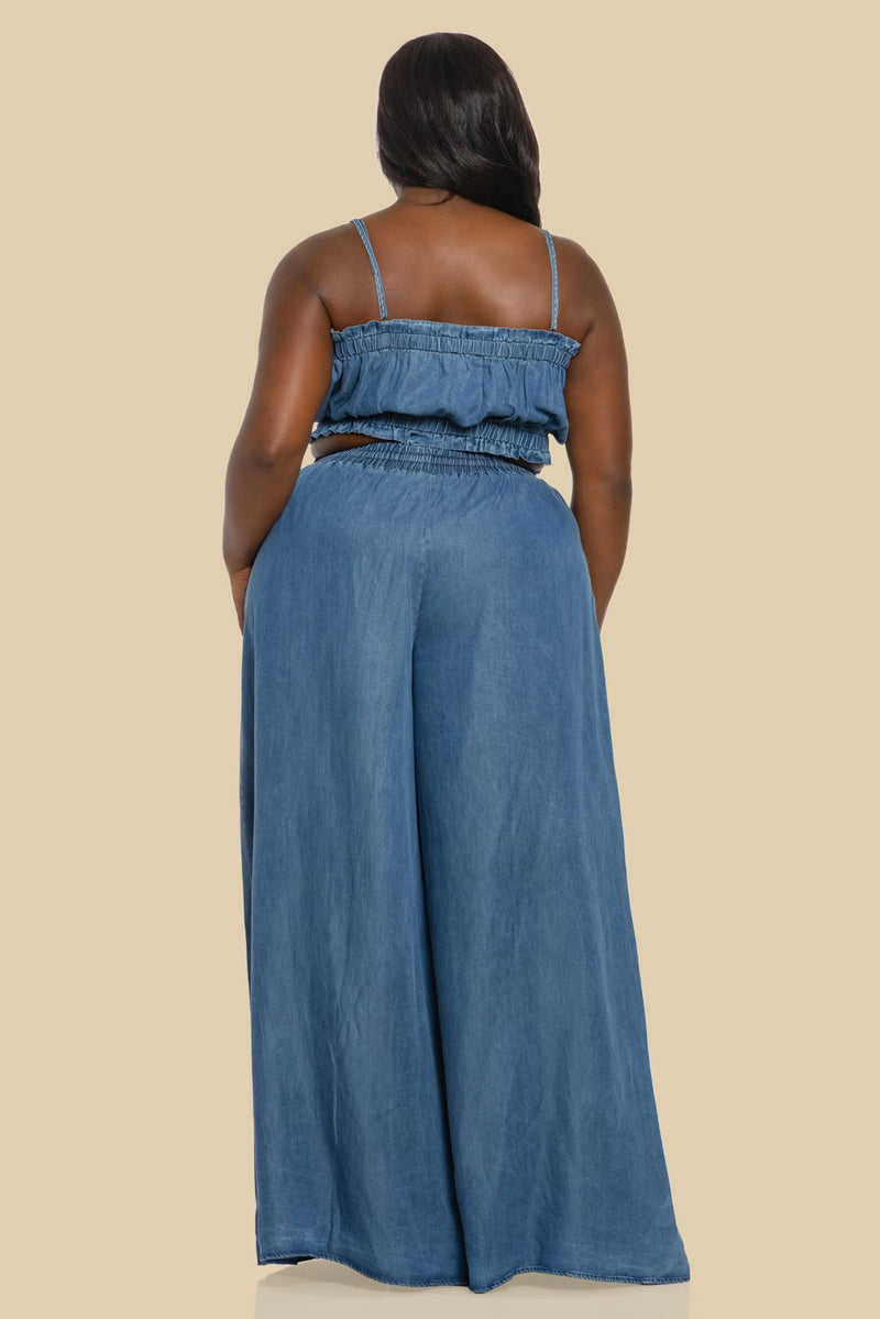 2 PIECE DENIM SET