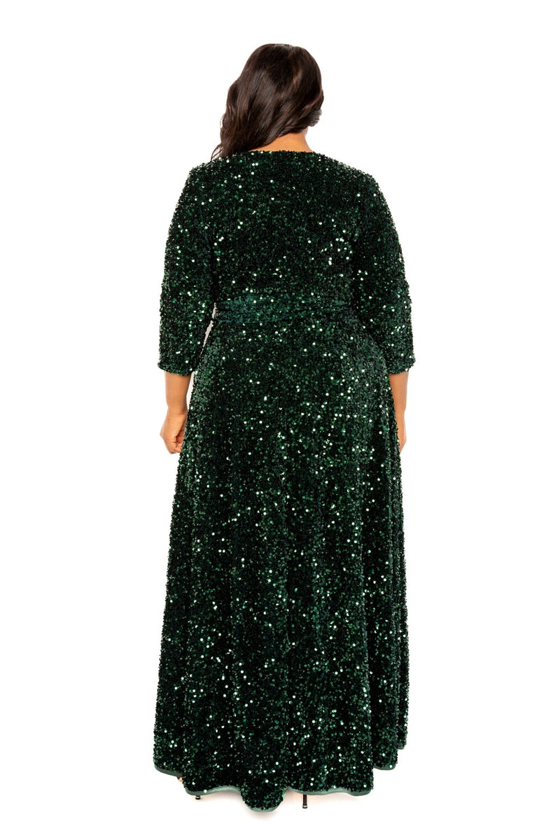 SEQUIN MAXI DRESS Thick SEQUIN MAXI DRESS Thick