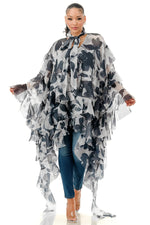 RUFFLE OVERSIZED DRESS