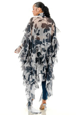 RUFFLE OVERSIZED DRESS