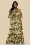 DEEP V 5 TIERED MAXI DRESS (Copy)