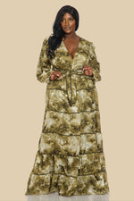 DEEP V 5 TIERED MAXI DRESS (Copy)