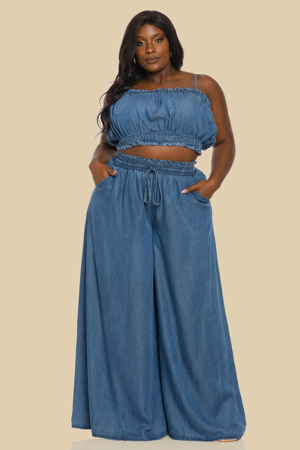 2 PIECE DENIM SET