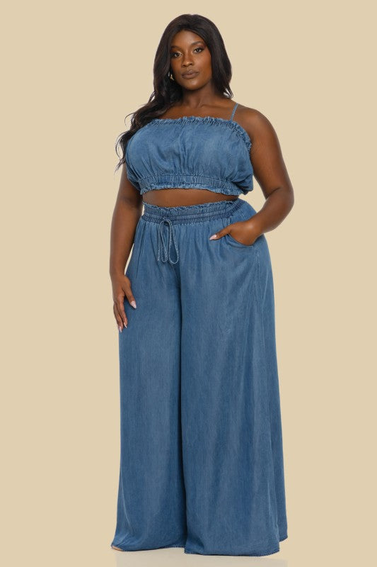 2 PIECE DENIM SET