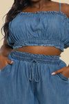 2 PIECE DENIM SET