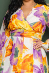 FLORAL PRINT MAXI DRESS