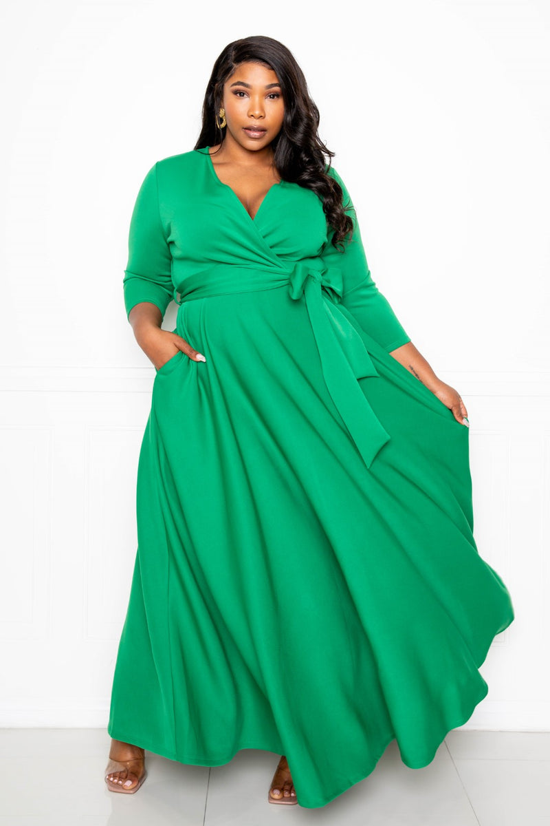 Womens Dresses Green Surplice Dress Solid Surplice Neck Hi-Low Dress For Women Above Knee Length Womens Dresses Green Surplice Dress Solid Surplice Neck Hi-Low Dress For Women Above Knee Length